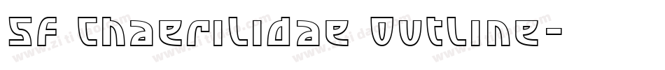SF Chaerilidae Outline字体转换